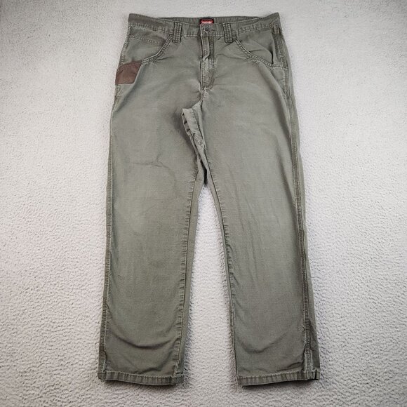 Wrangler Other - Wrangler Workwear Pants Men's 34x30 Ripstop Straight Leg Green